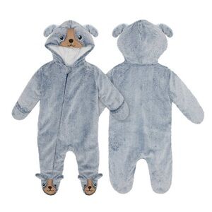 Koala Baby Infant 1-piece Fleece Jumper, Blue 6:9 Months
